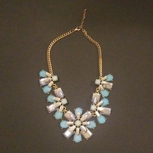 Blue Daisy Necklace